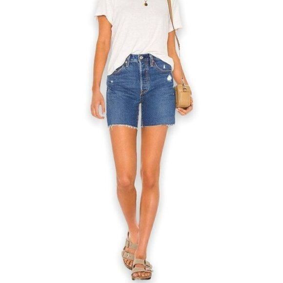 Levi's 501 Mid Thigh Shorts - Picture 11 of 11